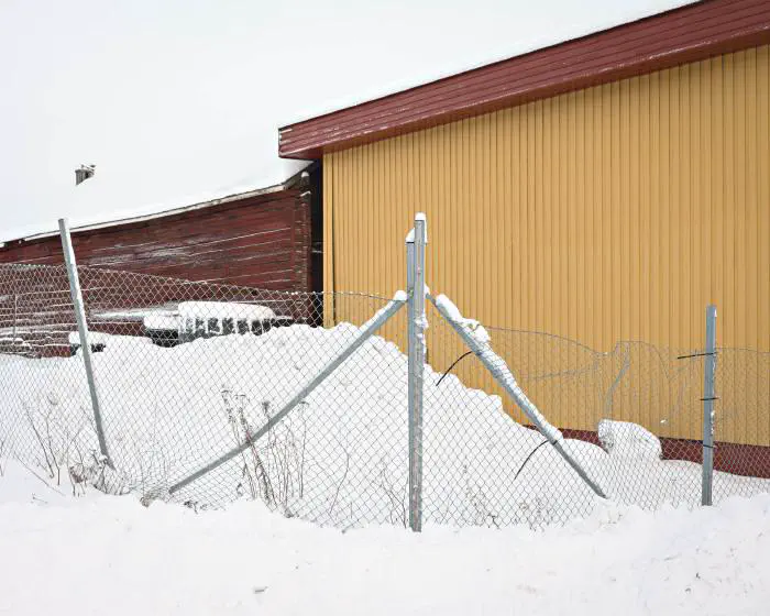 Om du tittar riktigt, riktigt noga kan du se gränsen mellan taket och himlen.