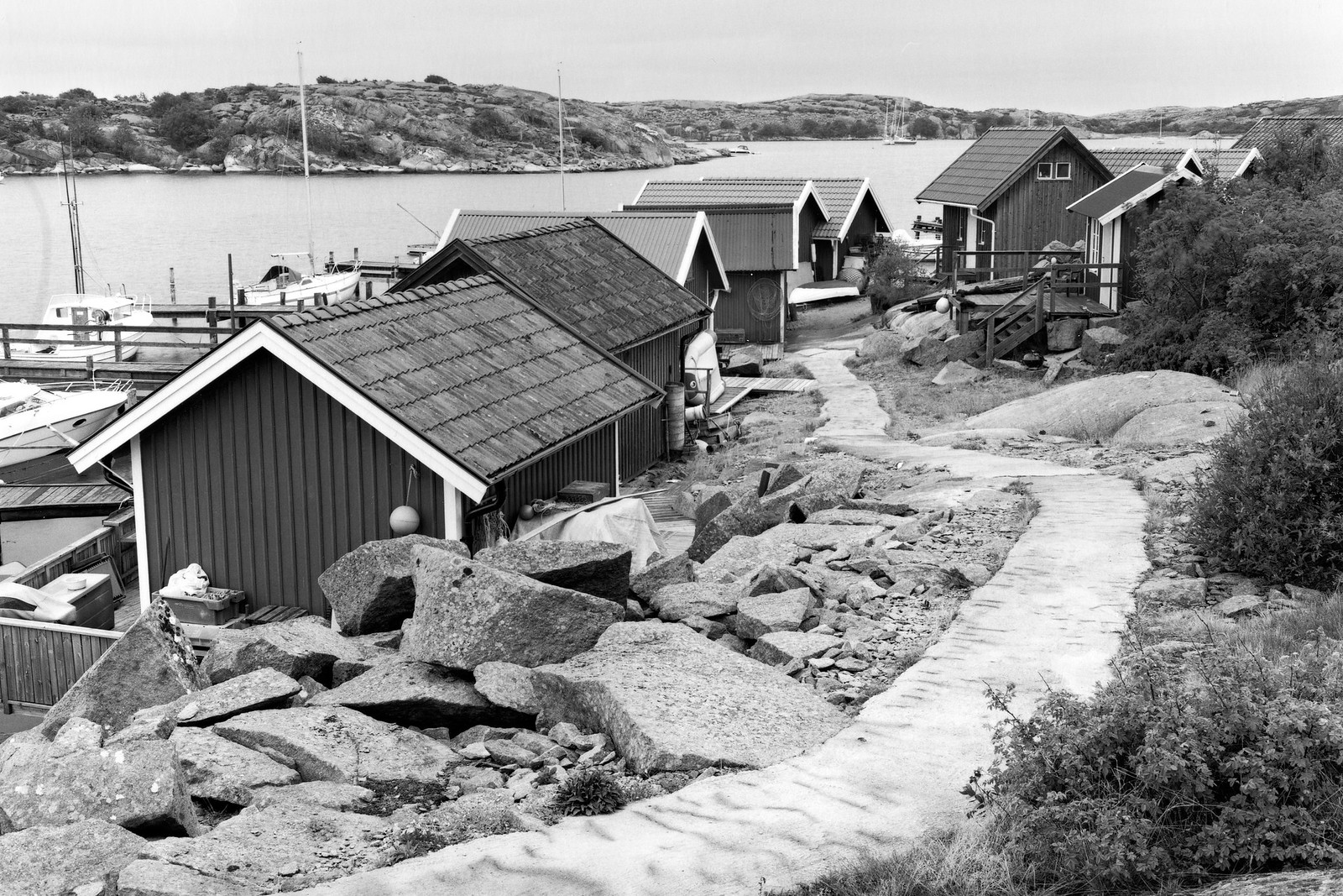 Samma rulle, bodar i Hamburgsund