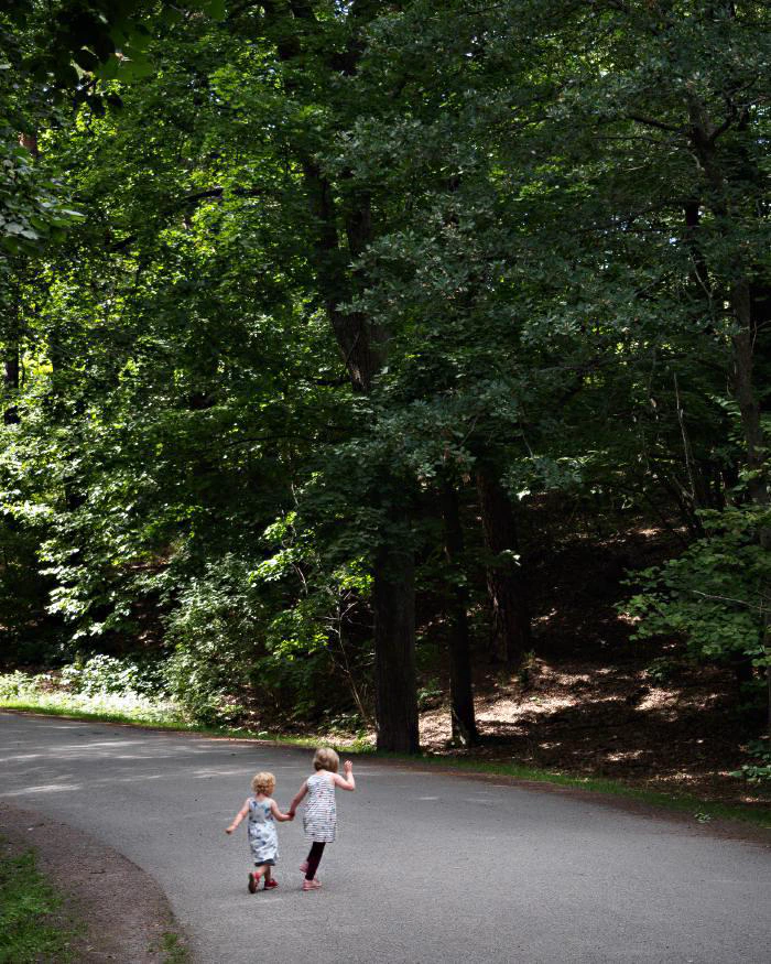Hagaparken, juli. Några fina dagar själv med barnen.